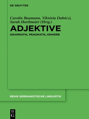 cover image of Adjektive
